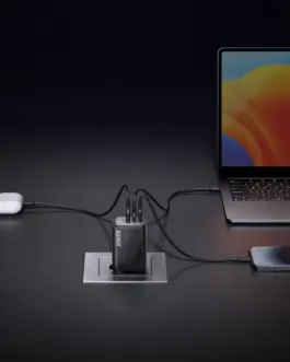 Alternative view of Anker зарядно 737 GaNPrime 100W USB-C x 2 USB-A x 1