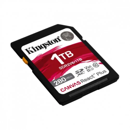 Alternative view of Kingston SD card 1TB React Plus 280/150 MB/s U3 V60