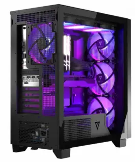 MODECOM Компютър case Volcano Perun Apex ARGB Midi черен