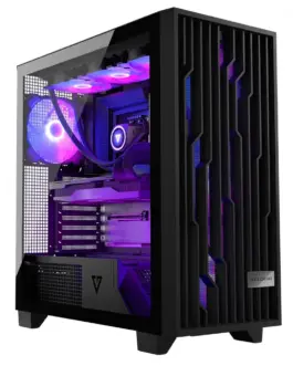 MODECOM Компютър case Volcano Perun Apex ARGB Midi черен