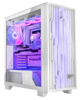MODECOM Компютър case Volcano Perun Apex ARGB Midi бял