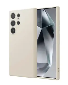 Alternative view of CRONG Case Samsung Galaxy S24 Ultra Color Cover бежов