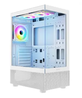 Logic Concept кутия за компютър Look ARGB Midi бял