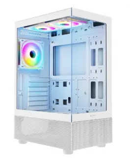 Logic Concept кутия за компютър Look ARGB Midi бял