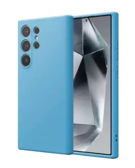 Alternative view of CRONG Case Samsung Galaxy S24 Ultra Color Cover blue