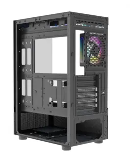 Logic Concept кутия за компютър Look ARGB Midi черен