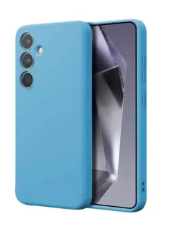 Alternative view of CRONG Case Samsung Galaxy S24 Color Cover blue