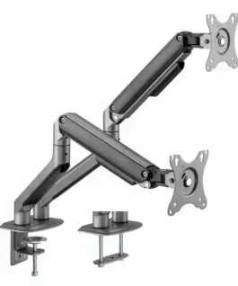 Alternative view of Gembird Desk mount 2 screens 17-32 inches 9kg сив