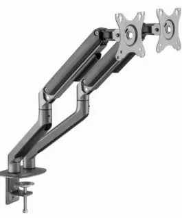 Gembird Desk mount 2 screens 17-32 inches 9kg сив