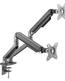 Gembird Desk mount 2 screens 17-32 inches 9kg сив