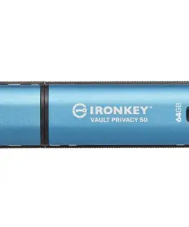 Kingston Pendrive 64GB IronKey Vault Privacy 50 FIPS197 AES-256
