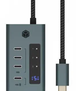 IcyBox ICY BOX IB-HUB1454-C31 4 port Type C HUB