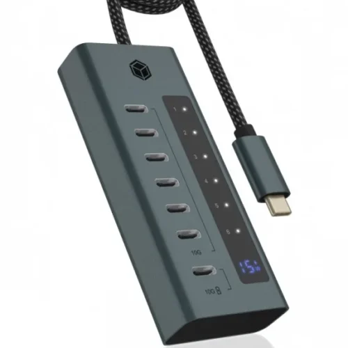 IcyBox ICY BOX IB-HUB1457-C31 7 port Type C HUB