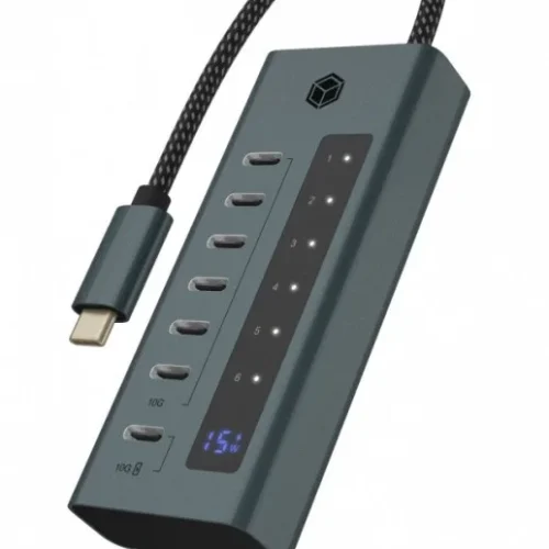 IcyBox ICY BOX IB-HUB1457-C31 7 port Type C HUB