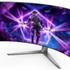 AOC Monitor AG456UCZD 44.5 inches Curved OLED 240Hz HDMIx2 DP USB-C HAS Speakers