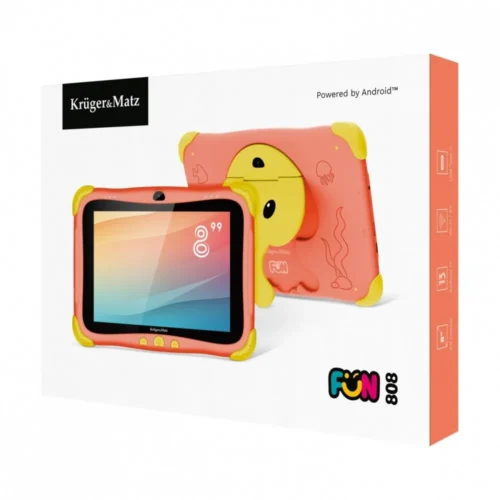 Alternative view of Kruger & Matz  PC Tab for kids Kruger & Matz FUN 808 червен
