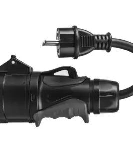 Alternative view of Green Cell EV зарядно адаптер CEE 16A 400V 5P for Schuko 230V