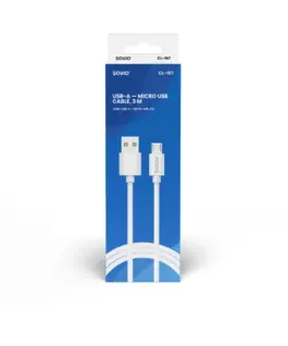 Alternative view of Savio кабел CL-167 USB- A - micro USB, 3m