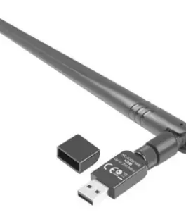 Alternative view of Lanberg Network card USB N300 1 + 1 ant NC-0300-WIE