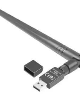 Alternative view of Lanberg Network card USB N300 1 + 1 ant NC-0300-WIE