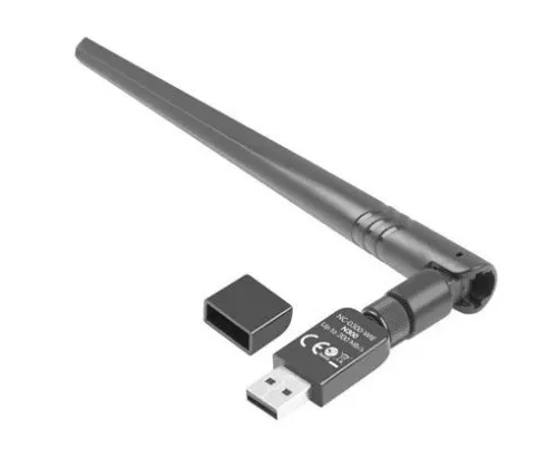 Alternative view of Lanberg Network card USB N300 1 + 1 ant NC-0300-WIE