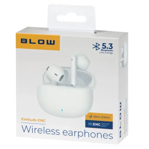 Alternative view of BLOW Earbuds ENC бял слушалки
