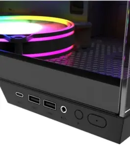 Alternative view of MODECOM Компютър case Volcano Panorama APEX ARGB 3F MIDI сив