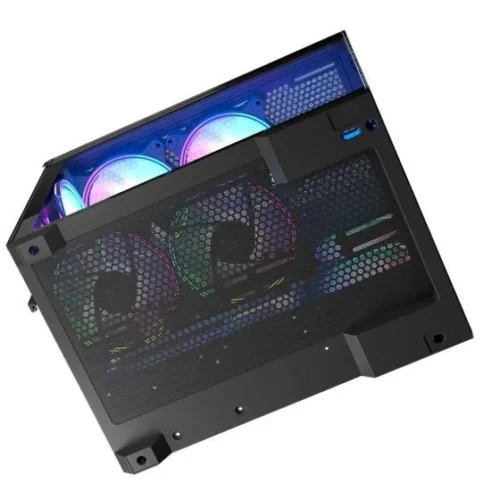 MODECOM Компютър case Volcano Panorama APEX ARGB 3F MIDI сив