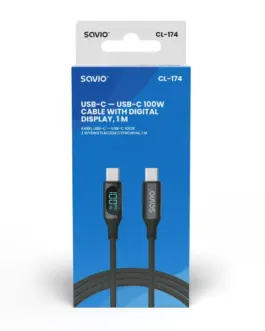 Alternative view of Savio USB кабел 100W CL-174 SAVIO