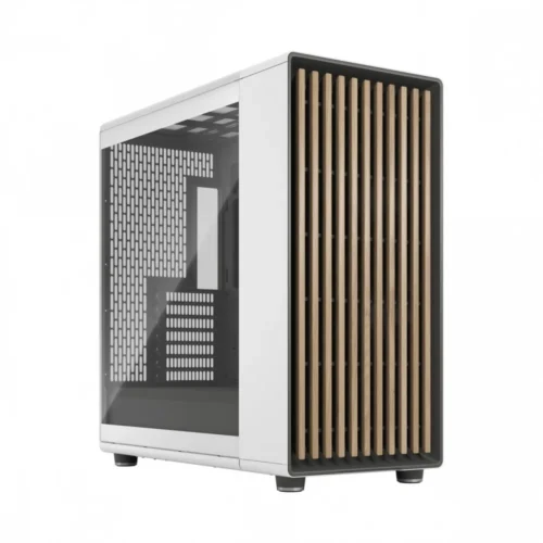 Fractal Design кутия за компютър North XL Chalk бял TG Clear