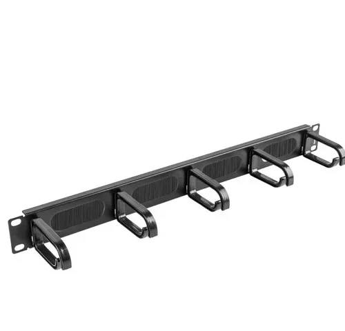 Alternative view of Lanberg кабел organizer for 19-inch 1U Type B cabinets, AK-1203-B черен