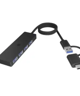 IcyBox ICY BOX IB-HUB1424-C3 4-Port USB TYPE-A