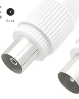 Alternative view of Hama set coax plu/jack
