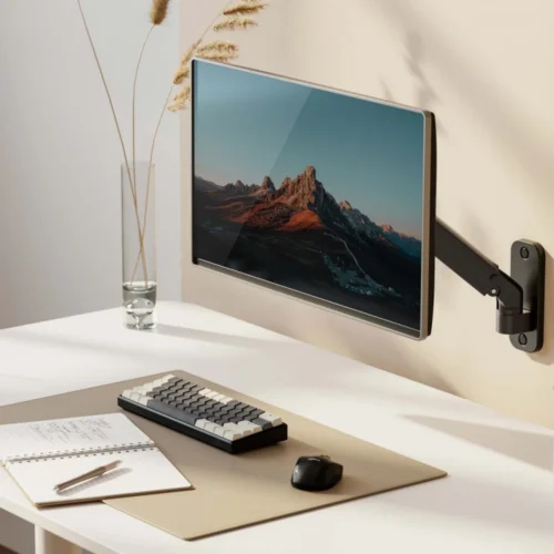 Alternative view of Maclean Monitor wall mount gas spring Maclean MC-458