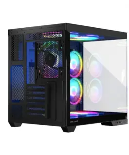 MODECOM Компютър case Volcano Panorama APEX ARGB 5F MIDI сив