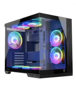 Alternative view of MODECOM Компютър case Volcano Panorama APEX ARGB 7F MIDI сив