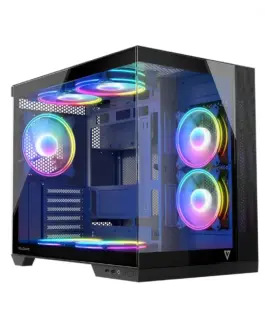 Alternative view of MODECOM Компютър case Volcano Panorama APEX ARGB 7F MIDI сив