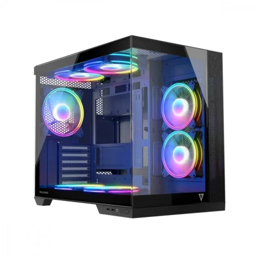 Alternative view of MODECOM Компютър case Volcano Panorama APEX ARGB 7F MIDI сив