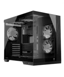 MODECOM Компютър case Volcano Panorama APEX ARGB 7F MIDI сив