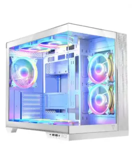 Alternative view of MODECOM Компютър case Volcano Panorama APEX ARGB 7F MIDI бял