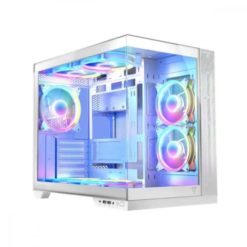 Alternative view of MODECOM Компютър case Volcano Panorama APEX ARGB 7F MIDI бял