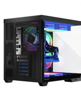 Alternative view of MODECOM Компютър case Volcano Panorama Midi сив