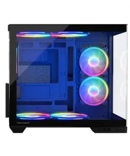 MODECOM Компютър case Volcano Panorama Midi сив