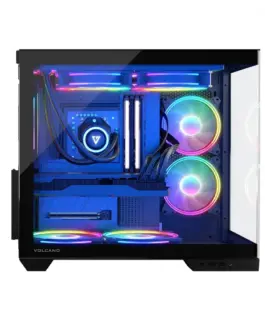 MODECOM Компютър case Volcano Panorama Midi сив