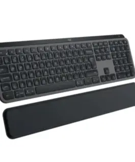 Alternative view of Logitech MX Keys S клавиатура + Palm Rest Graphite US 920-011589