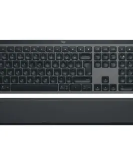 Logitech MX Keys S клавиатура + Palm Rest Graphite US 920-011589