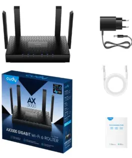 Cudy Router Mesh Gigabit WiFi AX3000 WR3000S