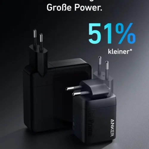 Anker Prime 735 67W 2xUSB-C 1xUSB-A черен