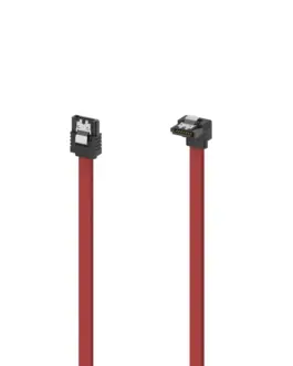 Интерфейсен кабел SATA III HAMA 200740 Конектор под 90°. 0.60 m