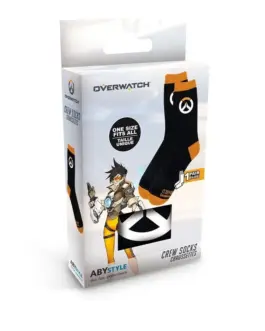 Alternative view of Чорапи ABYSTYLE OVERWATCH Socks Logo, Черен/Оранжев